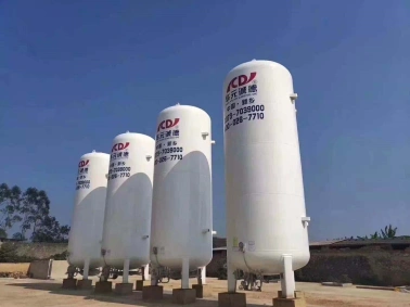 Cryogenic Liquid Argon Storage Tanks